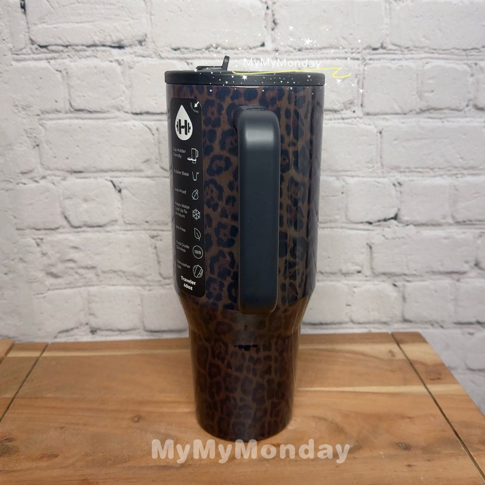 HydroJug ACTA Luxe 40oz Leopard Tumbler - Picture 6 of 11